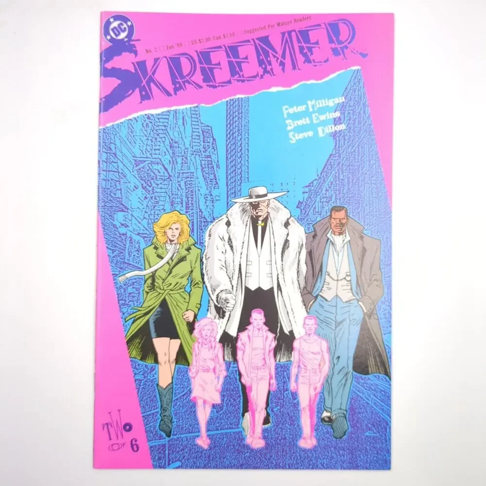 SKREEMER Lot of 5 Issues #1-5 DC Comics Bronze Age Peter Milligan